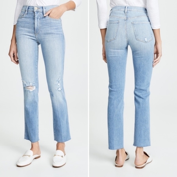 Frame le Sylvie slender straight jeans - Picture 1 of 11